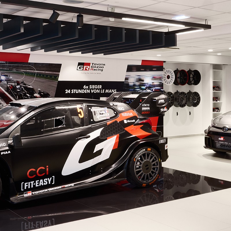 Toyota GAZOO Racing Schauraum Keusch