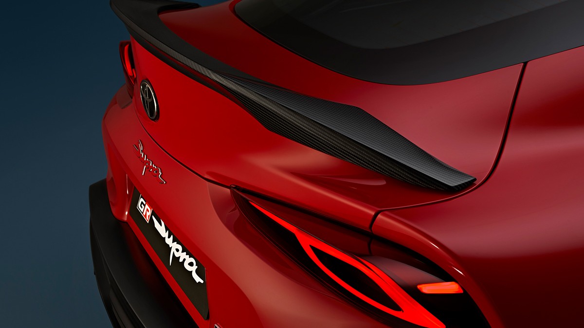 Toyota GR Supra Lightweight Heck Detail